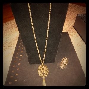 MANDALA NECKLACE AND RING